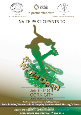 Campionati Mondiali Open a Cork -Irlanda-
